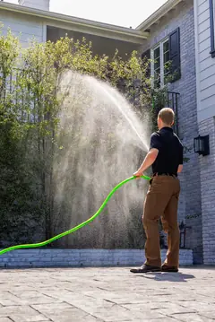 Retardant system installed at a home